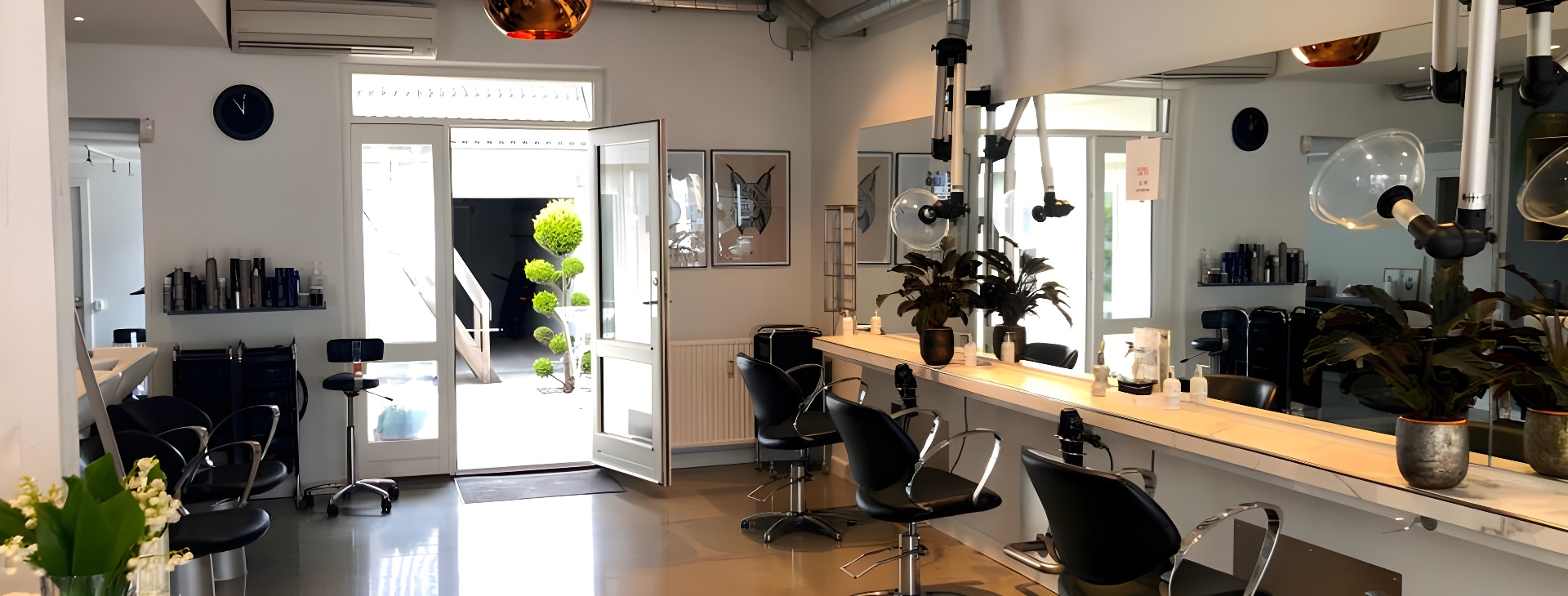 Frisørsalon interiør
